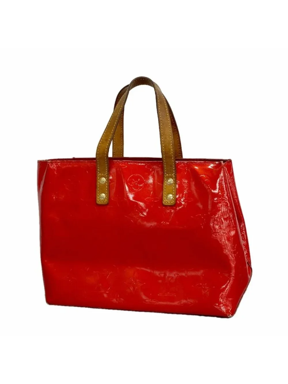 Louis Vuitton Handbag Vernis Reed PM Rouge